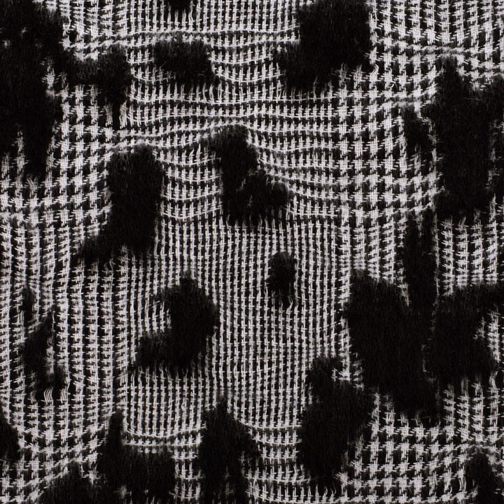 furry houndstooth